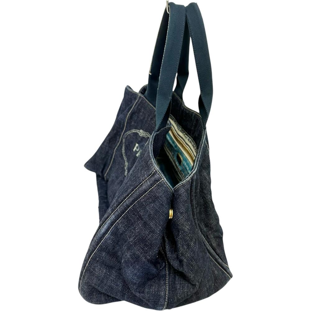 Prada Canapa Canvas Handbag