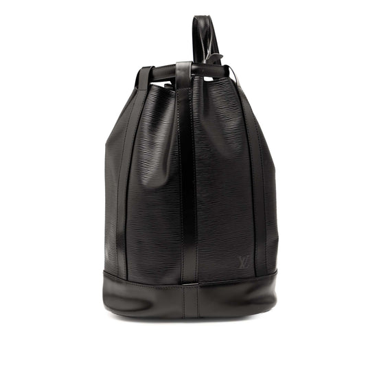 Black Louis Vuitton Epi Randonnee PM Backpack