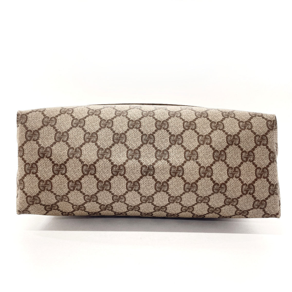 GUCCI Tote Bag 002?E39?E6487 GG Supreme Canvas Brown vintage Sherry line unisex Used