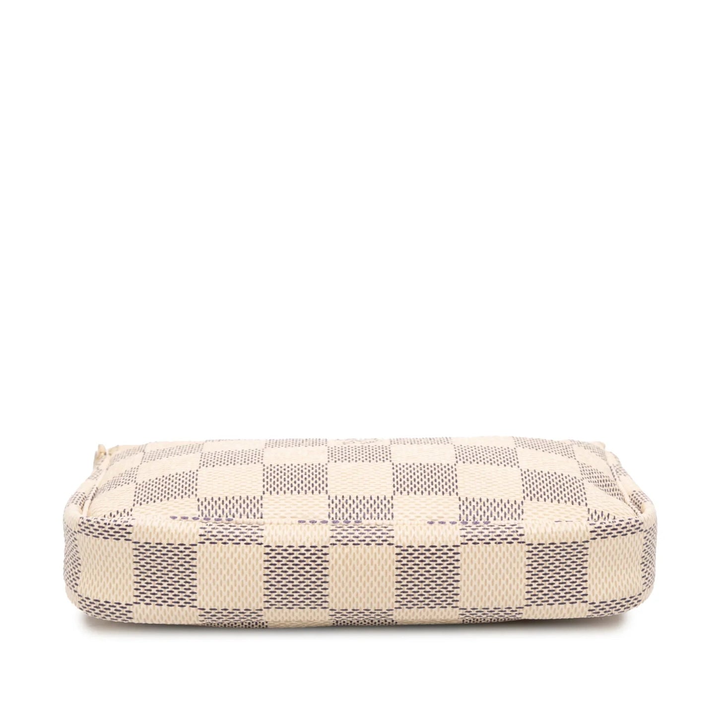 White Louis Vuitton Damier Azur Mini Pochette Accessoires Handbag