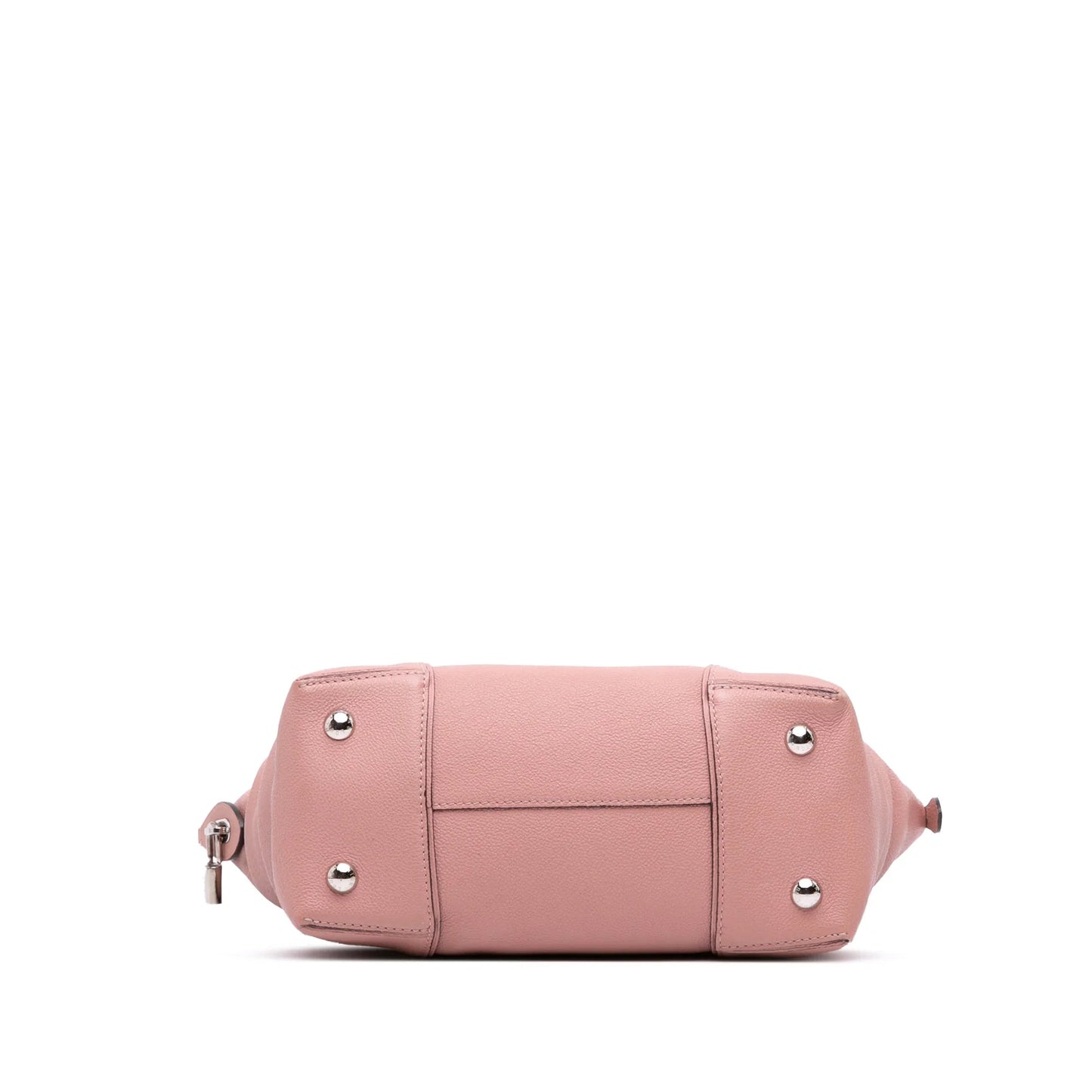 Pink Louis Vuitton Taurillon Soft Lockit MM Satchel