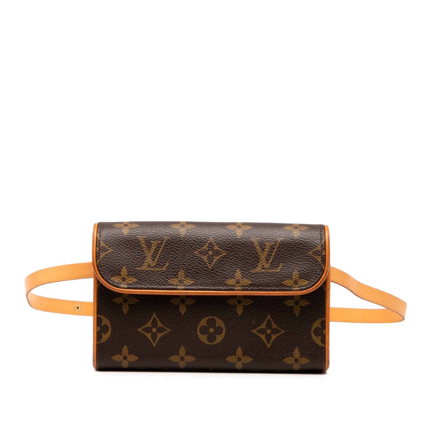 Brown Louis Vuitton Monogram Pochette Florentine Belt Bag