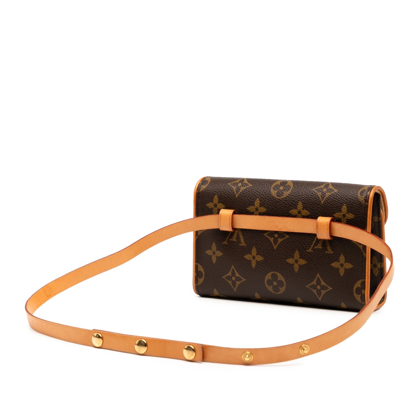 Brown Louis Vuitton Monogram Pochette Florentine Belt Bag