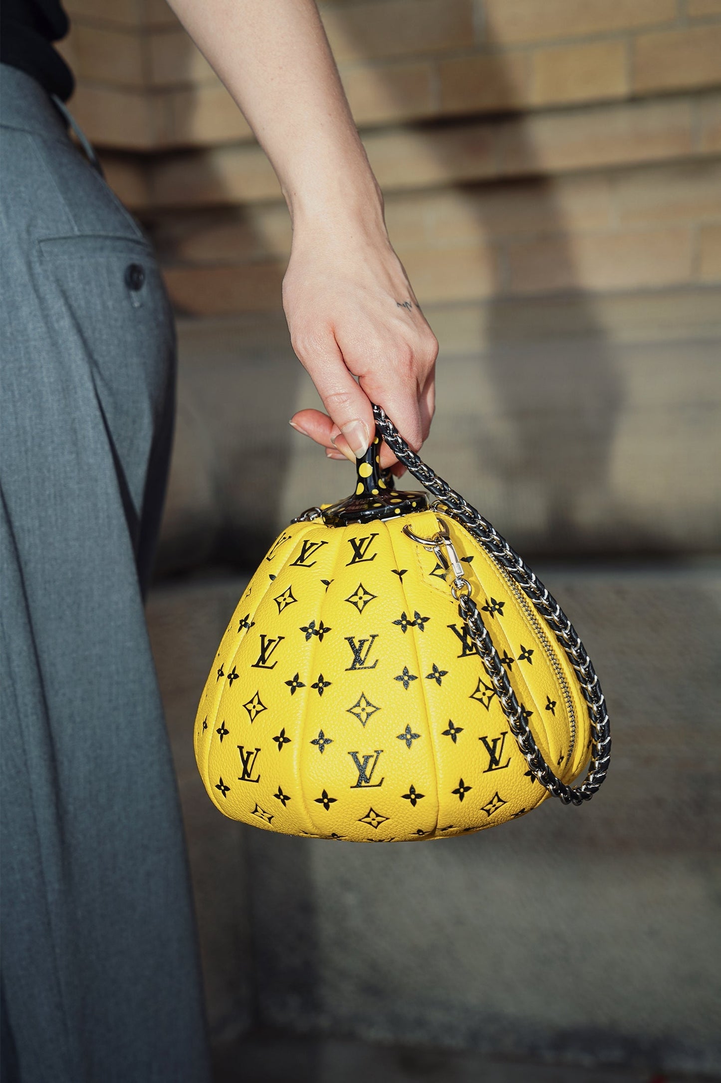 Louis Vuitton x Yayoi Kusama Monogram Pumpkin Shoulder Bag
