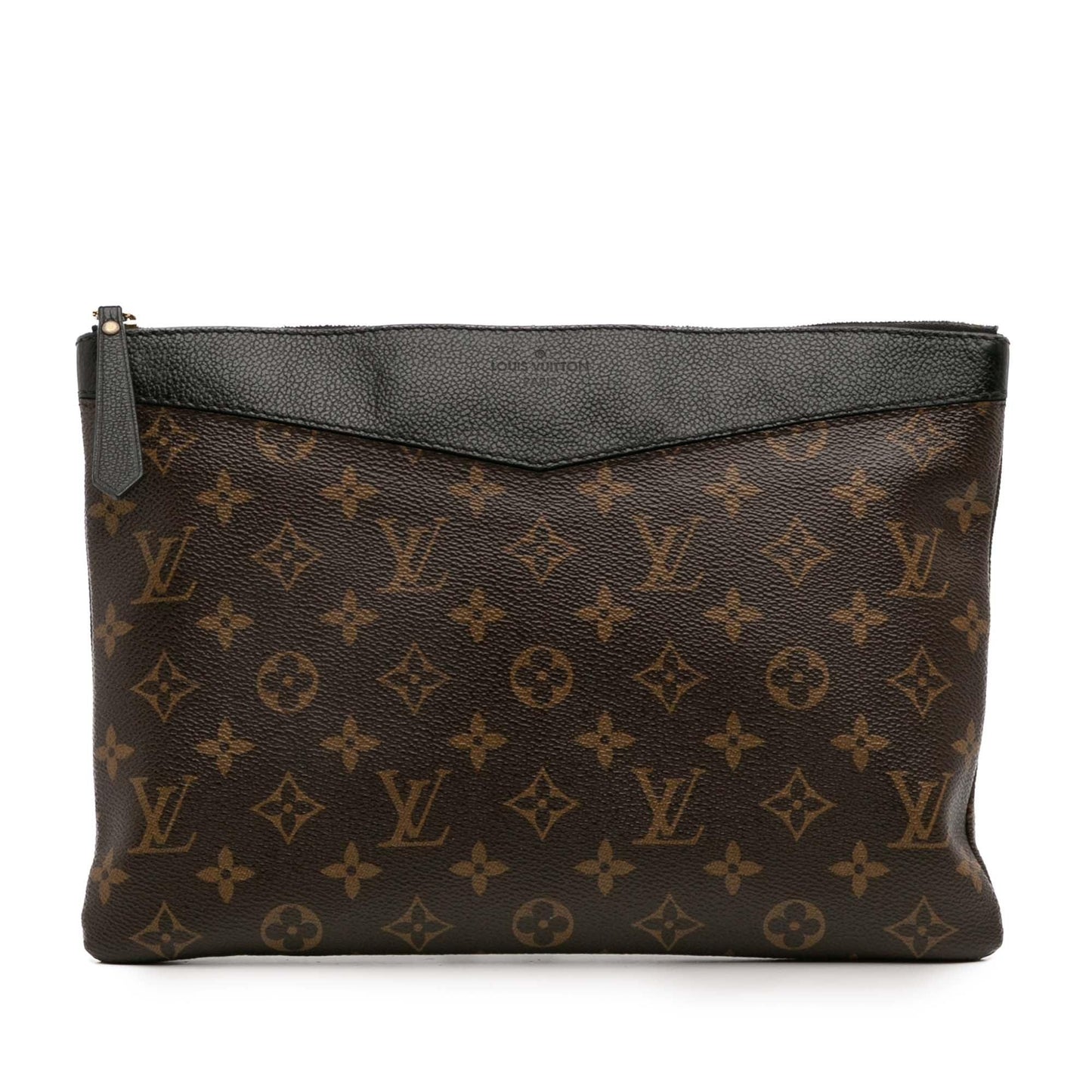 Brown Louis Vuitton Monogram Daily Pouch Clutch Bag