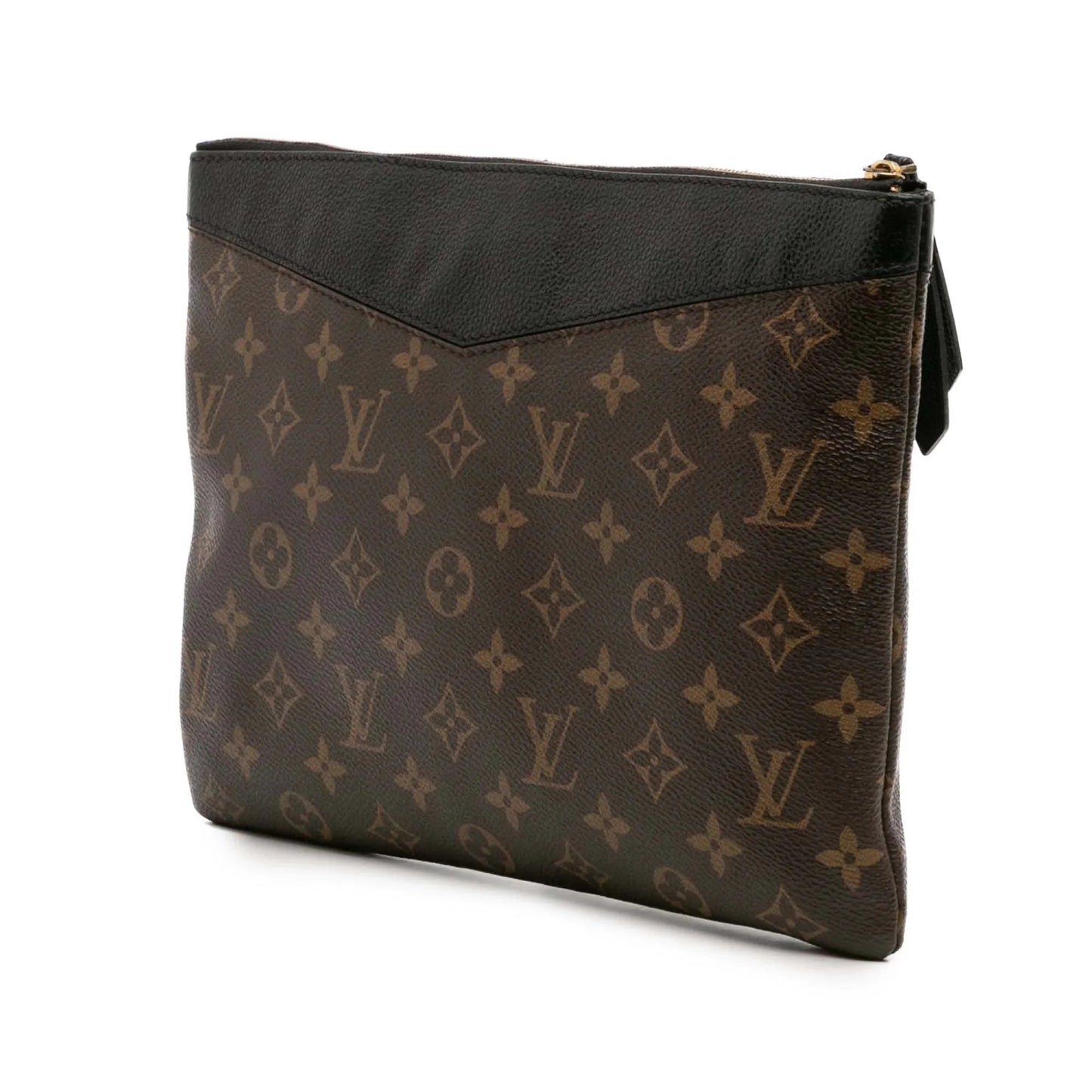 Brown Louis Vuitton Monogram Daily Pouch Clutch Bag
