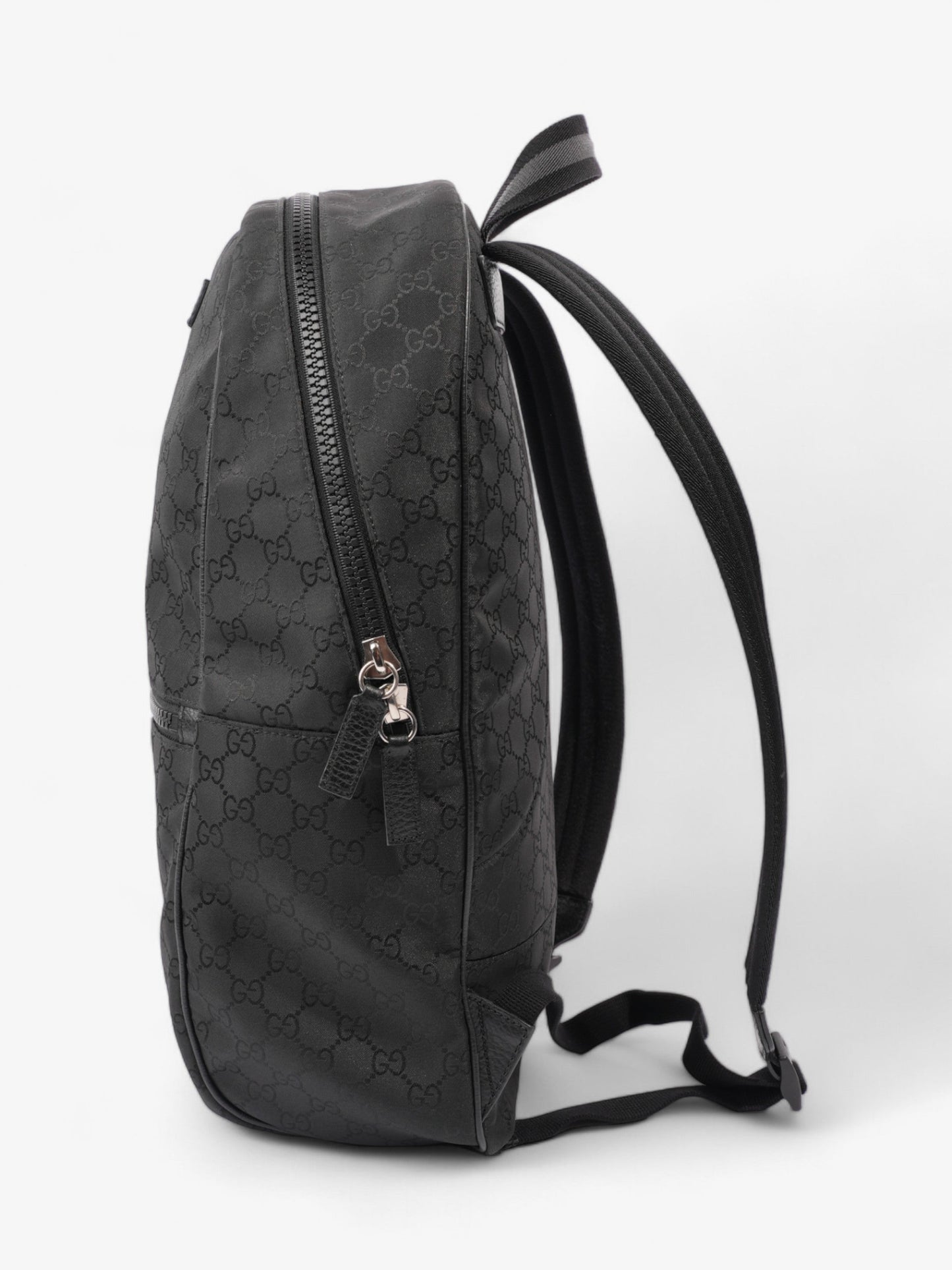 Gucci Double Zip Backpack  GG Supreme Nylon