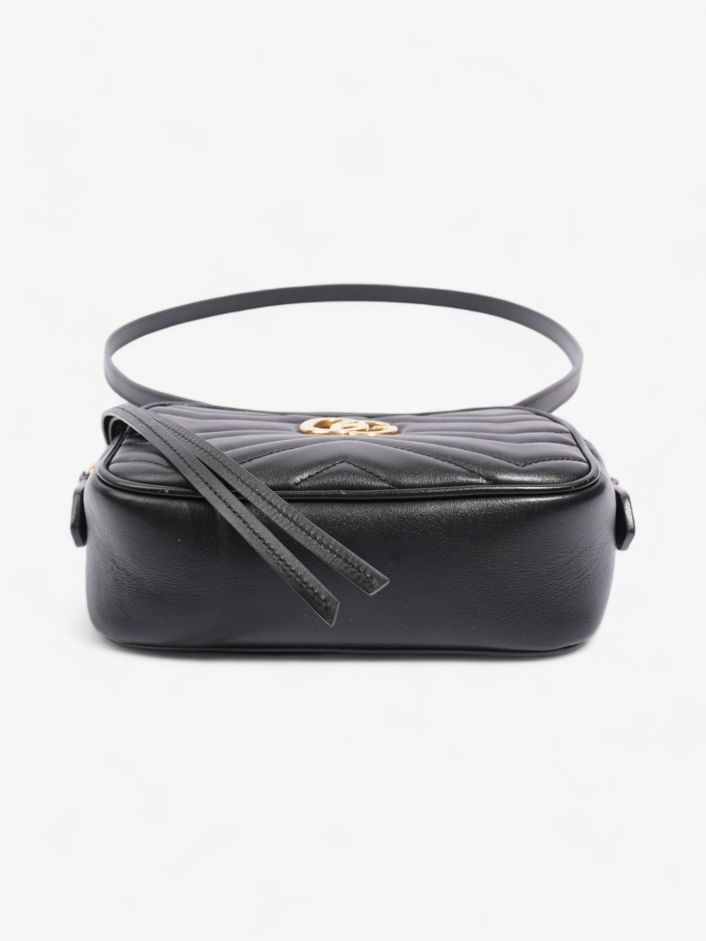 Gucci GG Marmont Black Matelasse Leather Mini