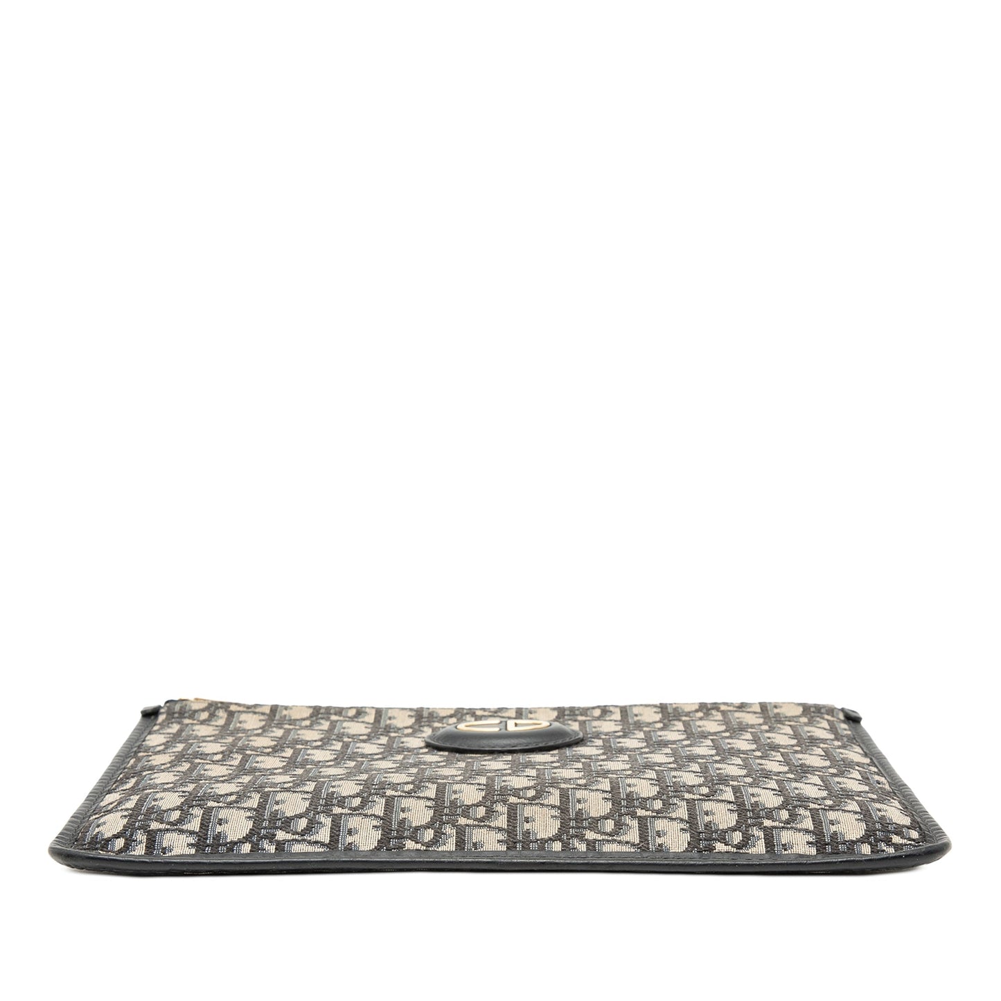 Blue Dior Oblique Canvas Clutch