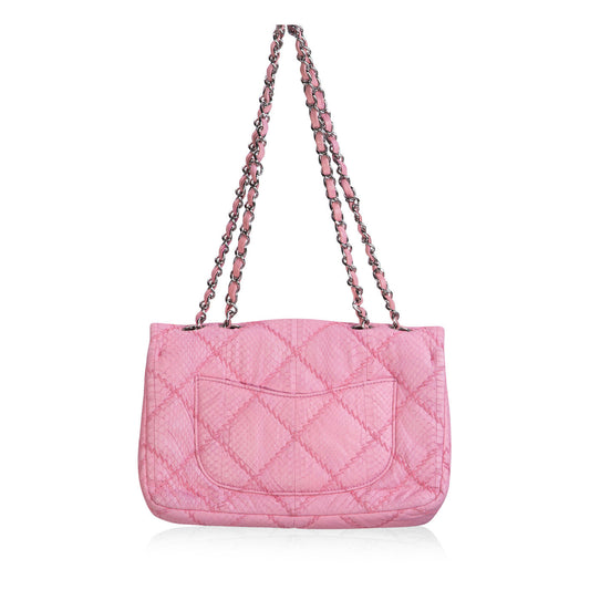 Chanel Classic Python Flap Bag