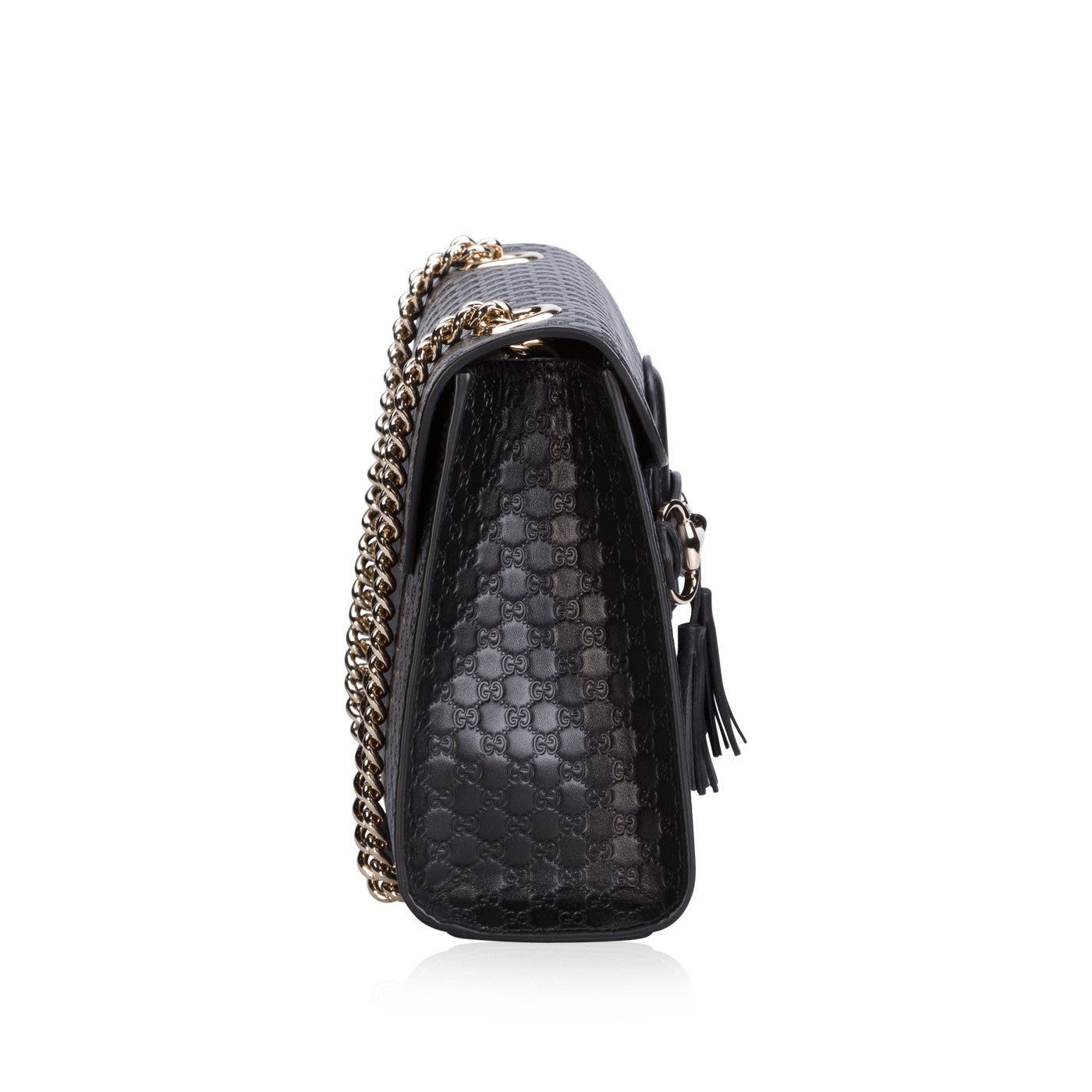 Gucci Monogram Chain Leather Shoulder Bag