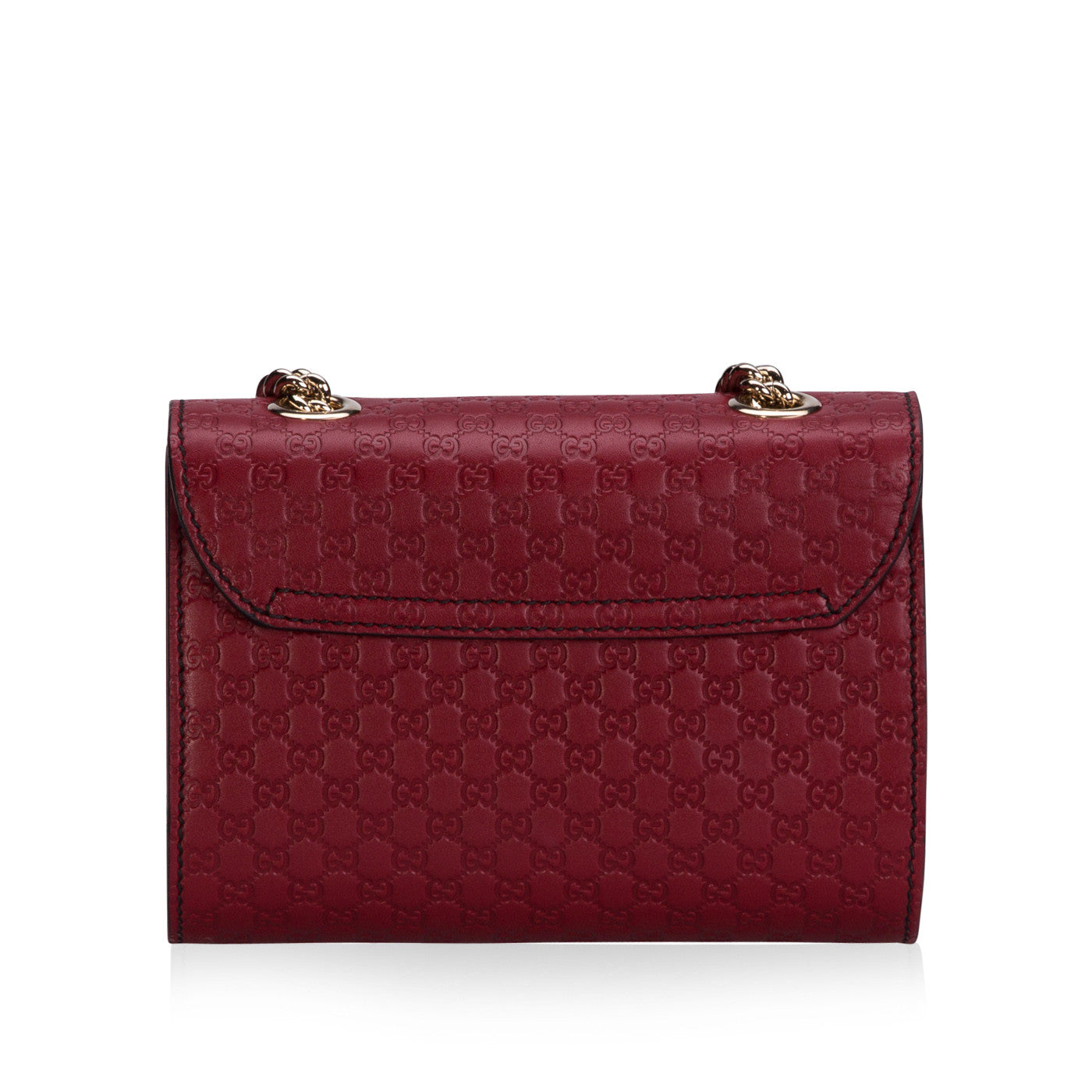 Gucci Monogram Chain Leather Shoulder Bag