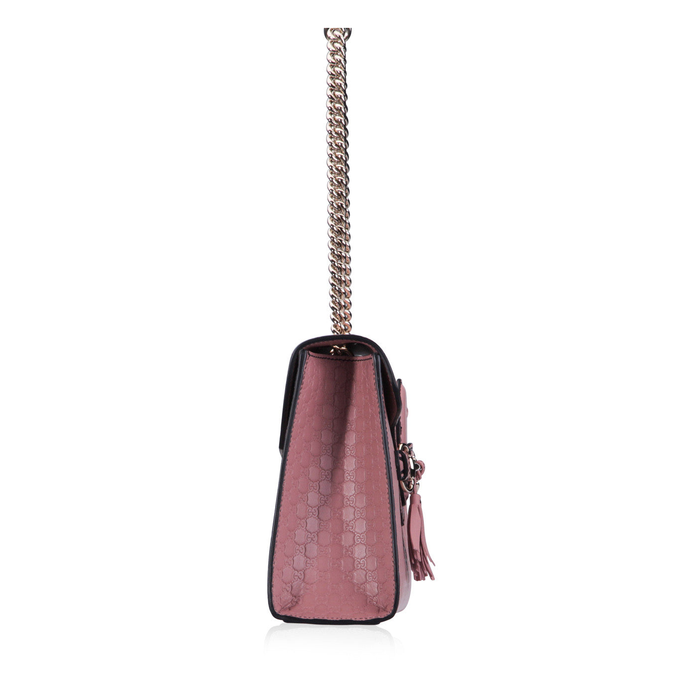 Gucci Monogram Chain Leather Shoulder Bag