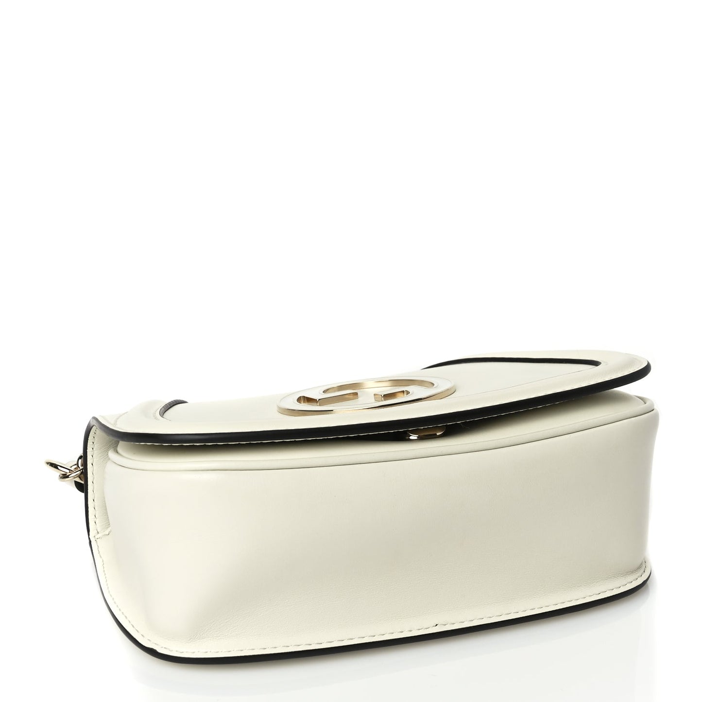 Gucci Calfskin Blondie Small Shoulder Bag Mystic White
