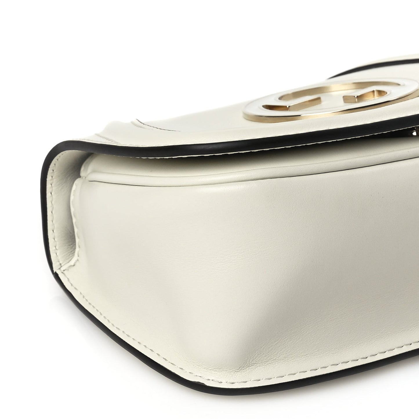 Gucci Calfskin Blondie Small Shoulder Bag Mystic White