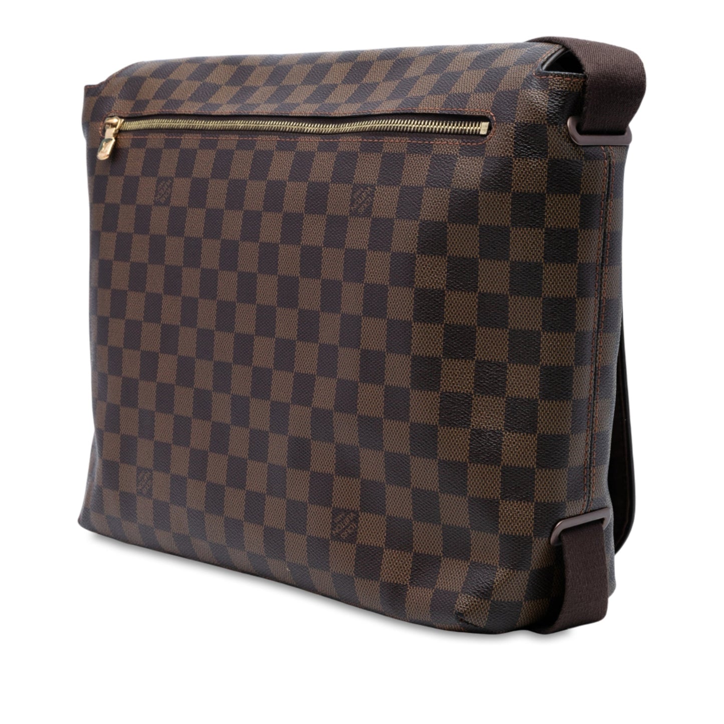 Brown Louis Vuitton Damier Ebene Brooklyn GM Crossbody Bag