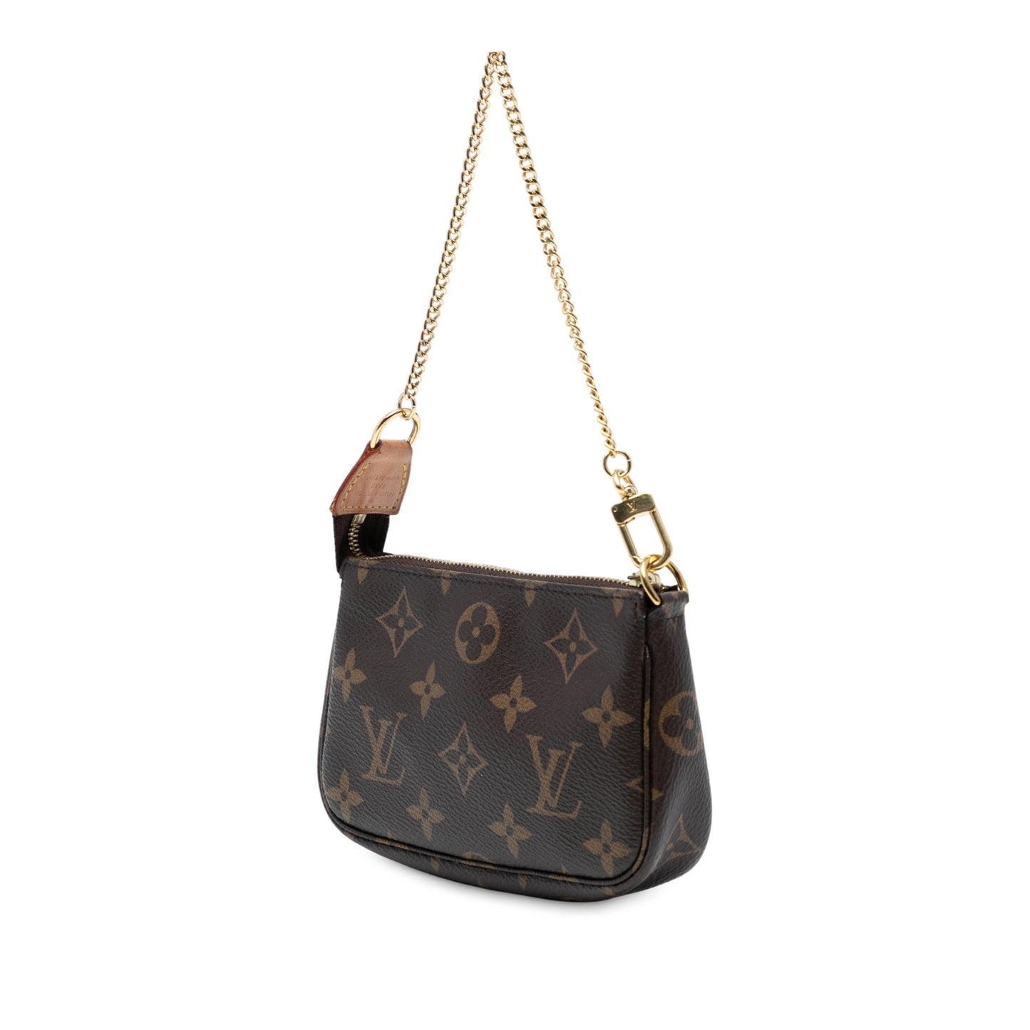 Brown Louis Vuitton Monogram Mini Pochette Accessoires Handbag