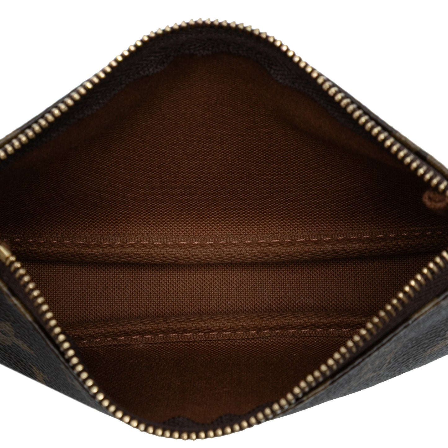 Brown Louis Vuitton Monogram Mini Pochette Accessoires Handbag