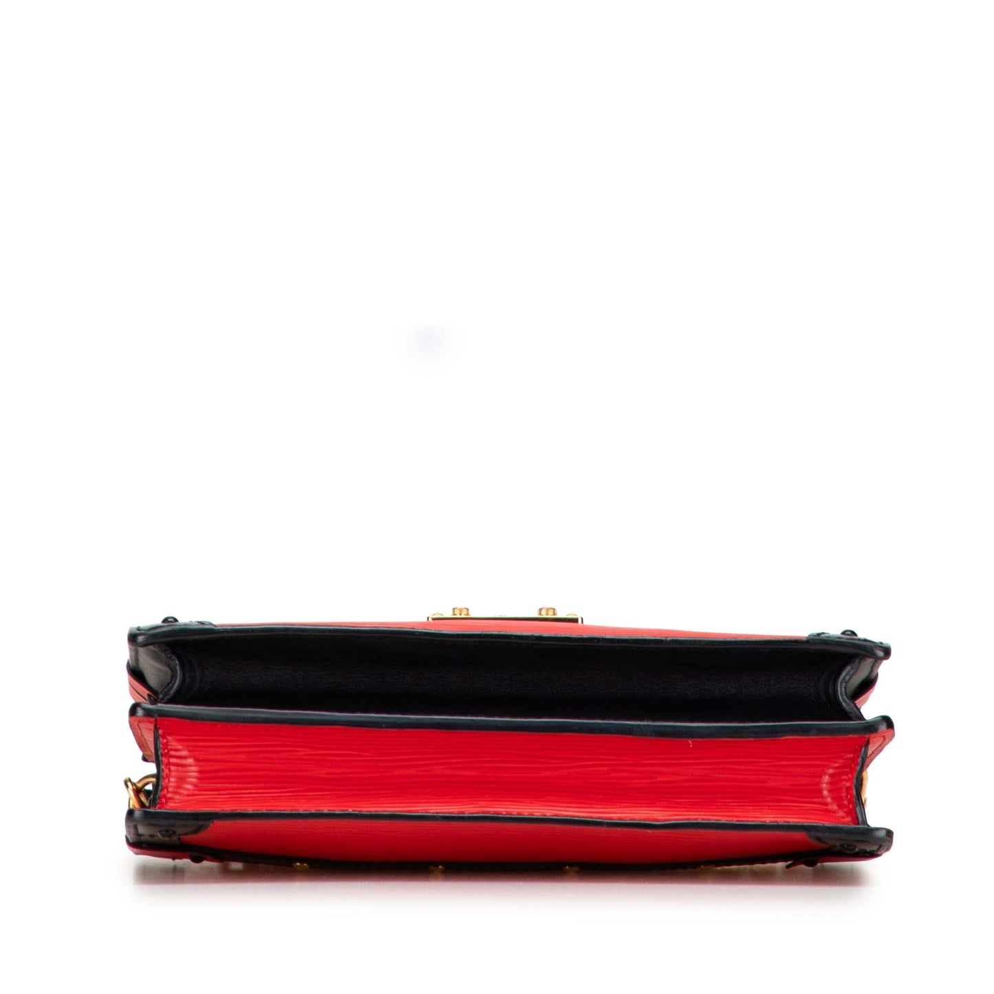 Red Louis Vuitton Epi Trunk Clutch Crossbody Bag