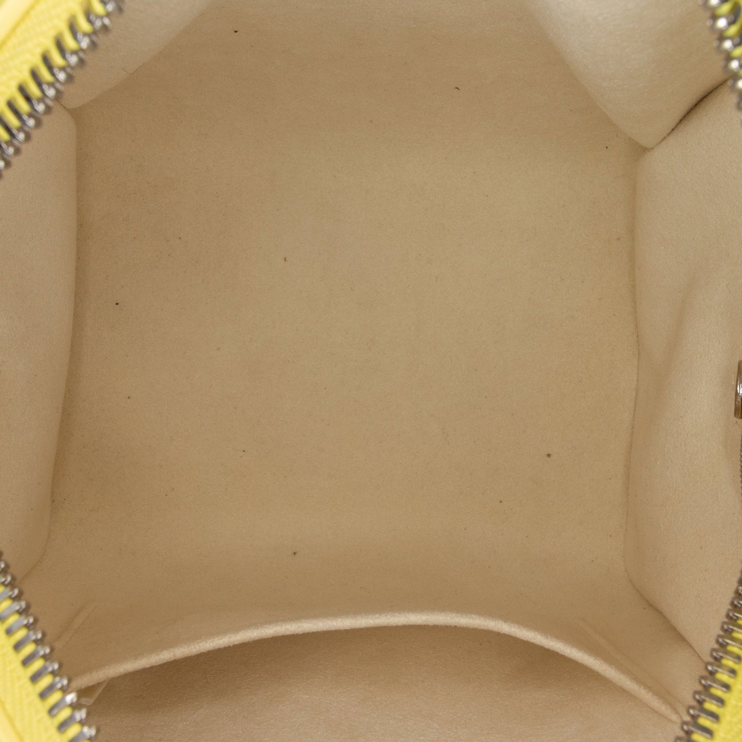 Yellow Louis Vuitton Damier Facette Speedy Cube PM Satchel