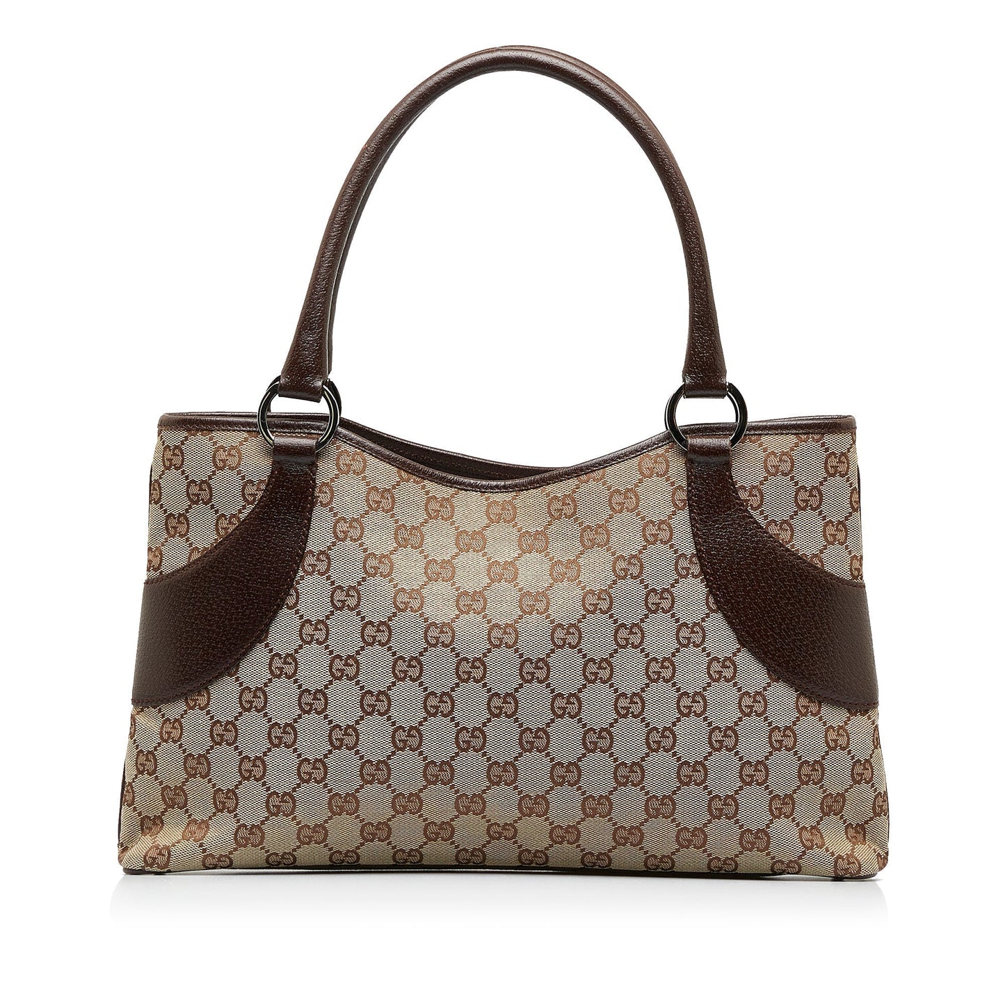 Gucci Leather Canvas Tote