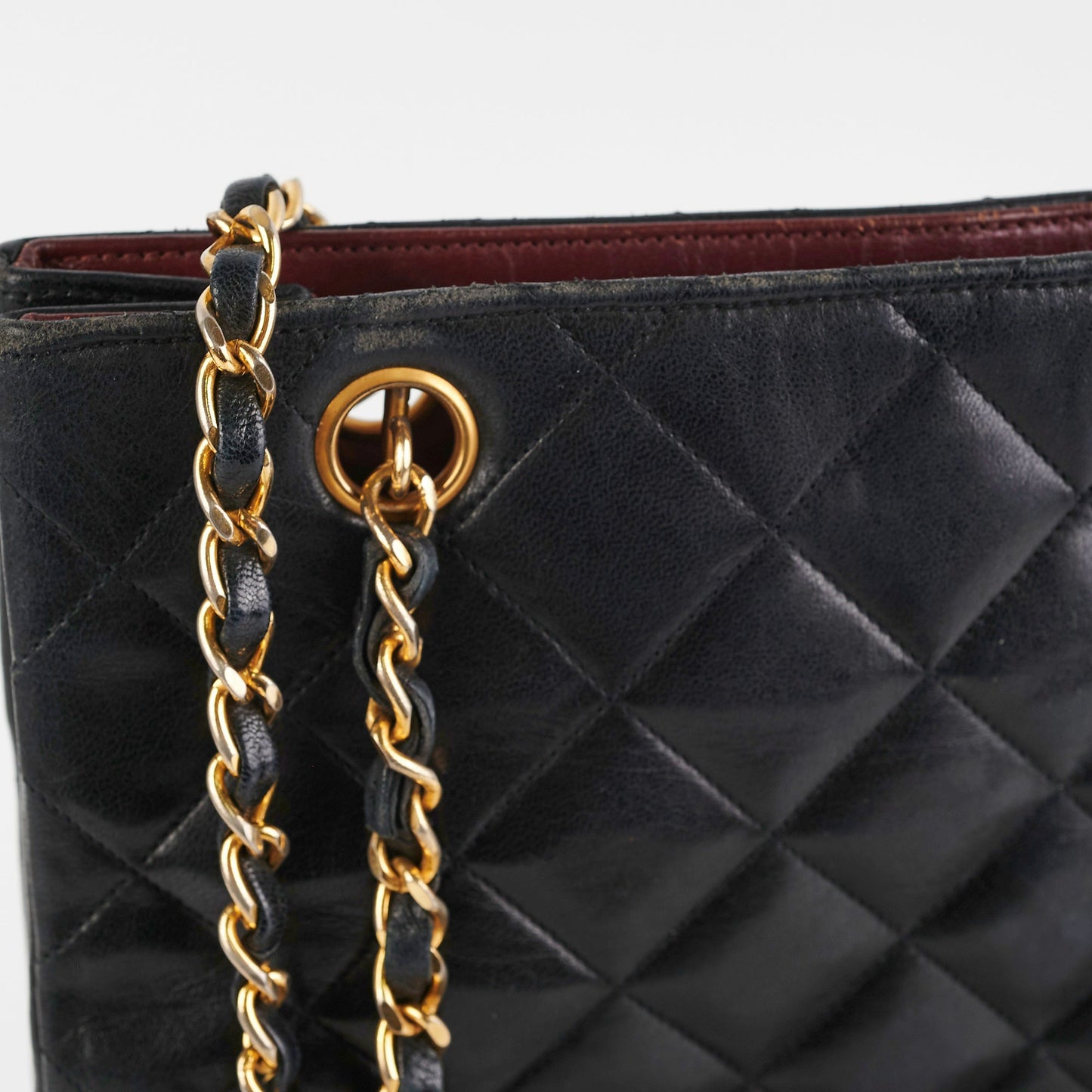 Chanel  CC Locket Chain Tote Bag Black