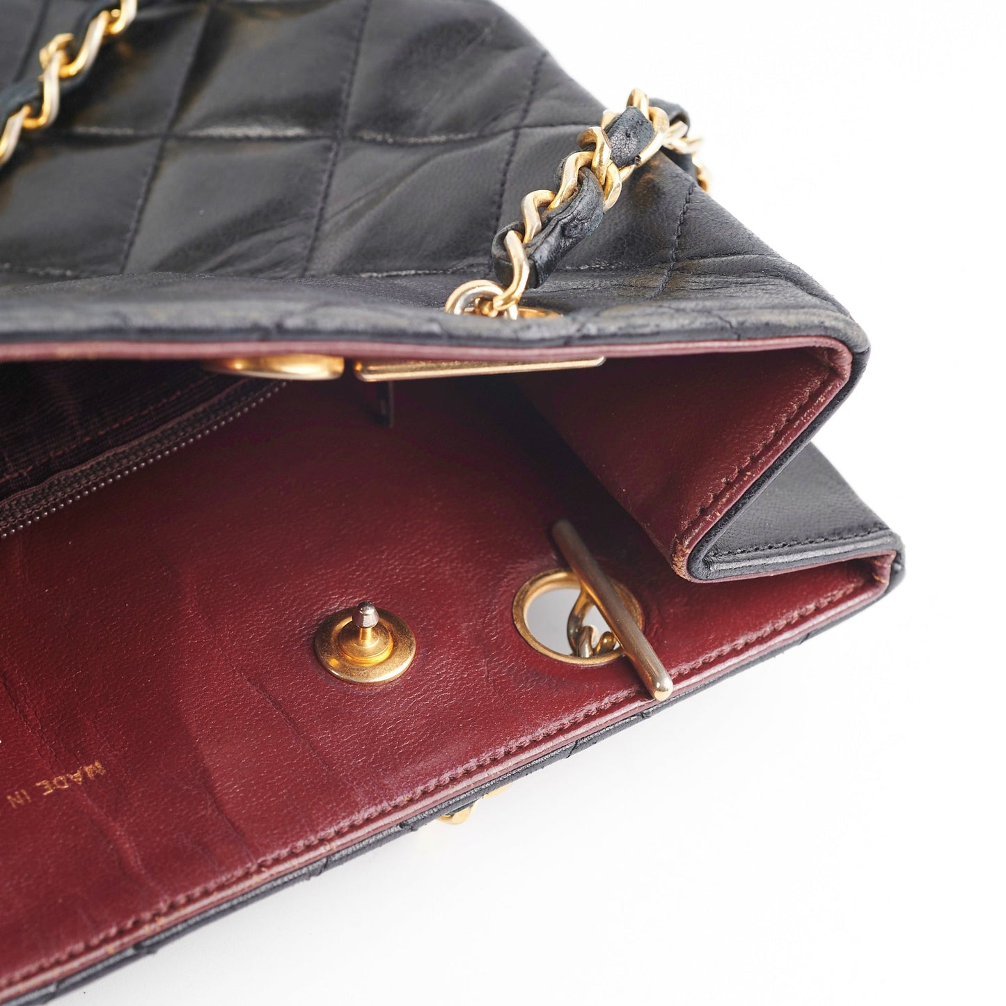 Chanel  CC Locket Chain Tote Bag Black