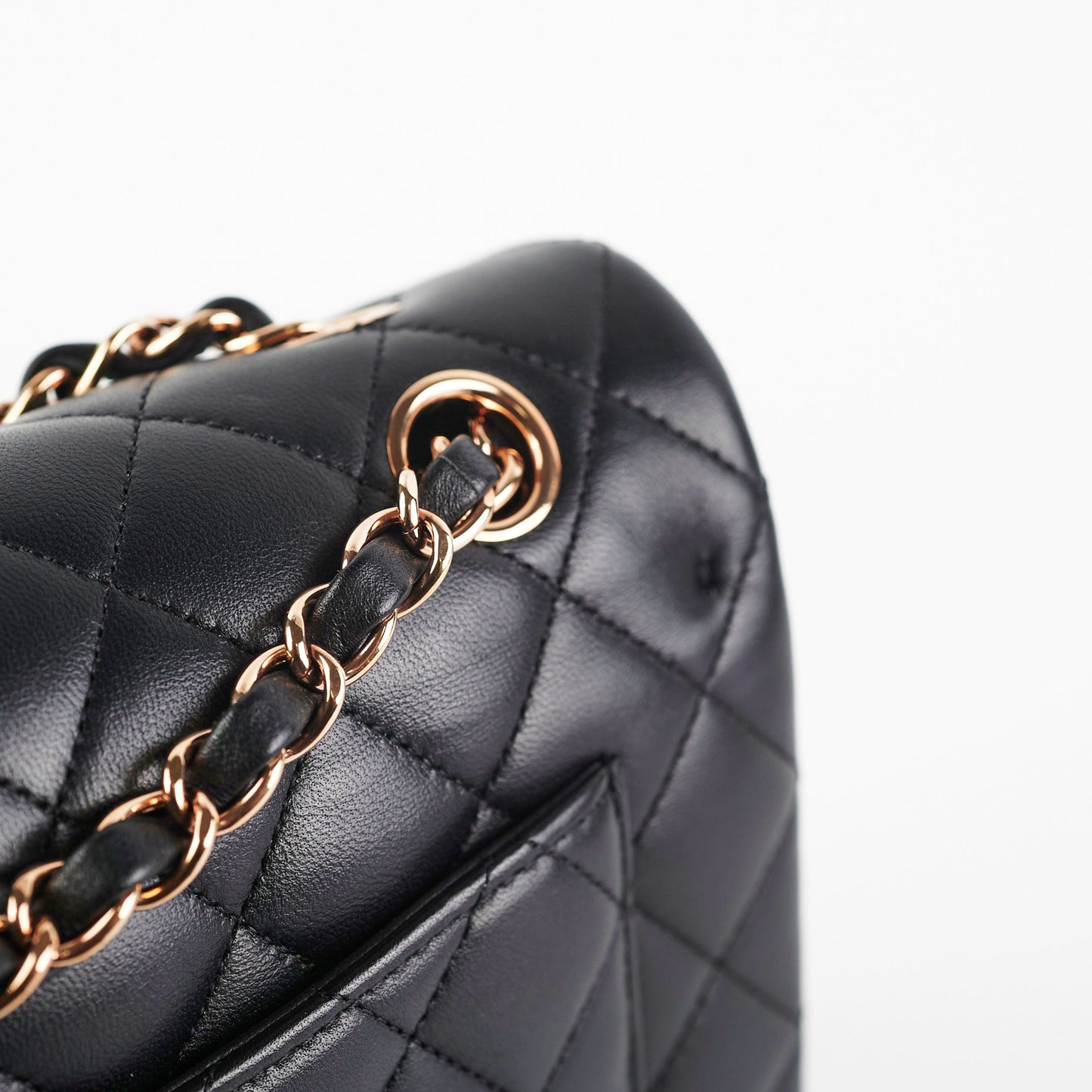 Chanel Classic Flap Small Rose Gold - Microchipped