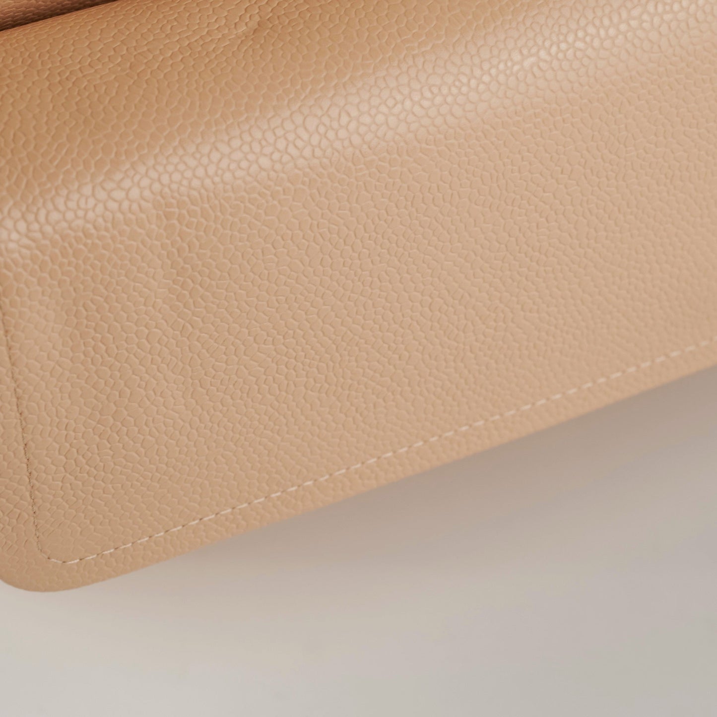 Chanel Classic Double Flap Jumbo Beige Caviar Bag