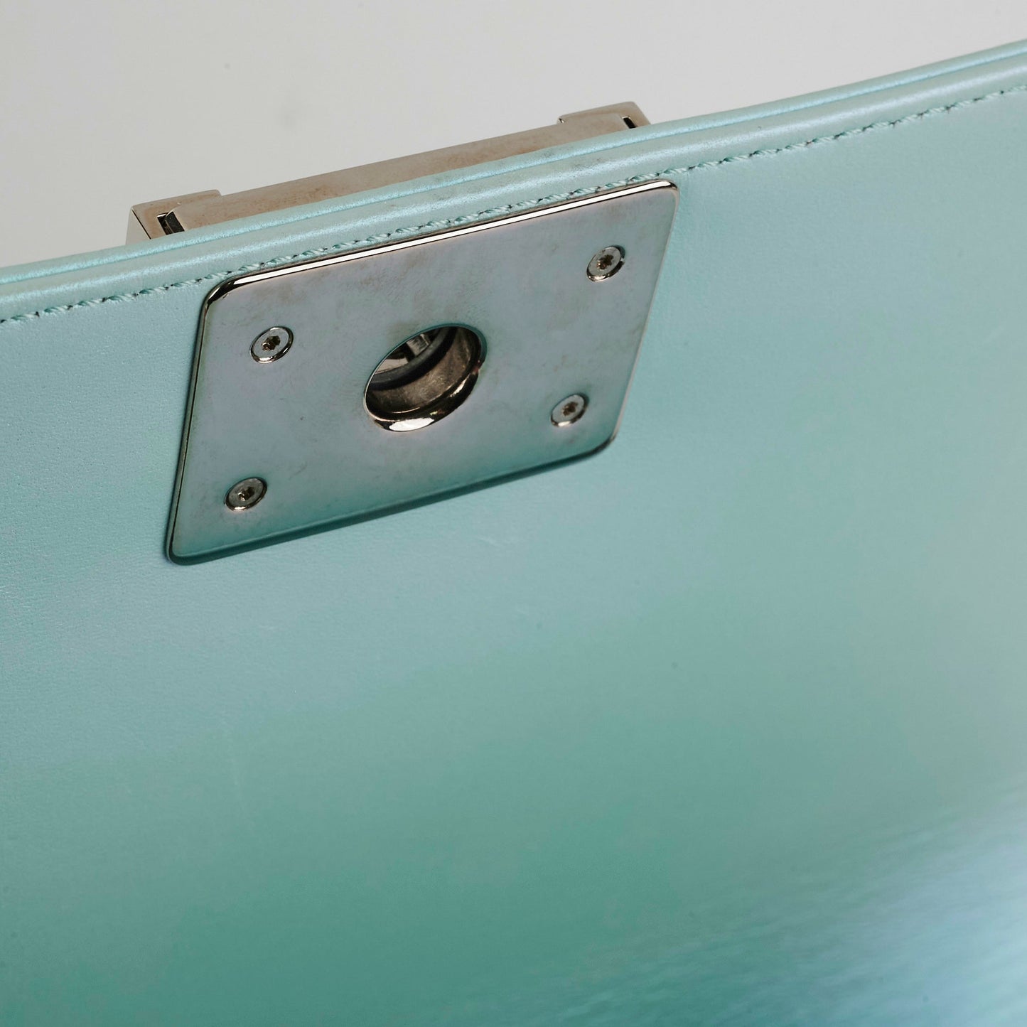Chanel Medium Boy Bag Iridescent Celeste Blue