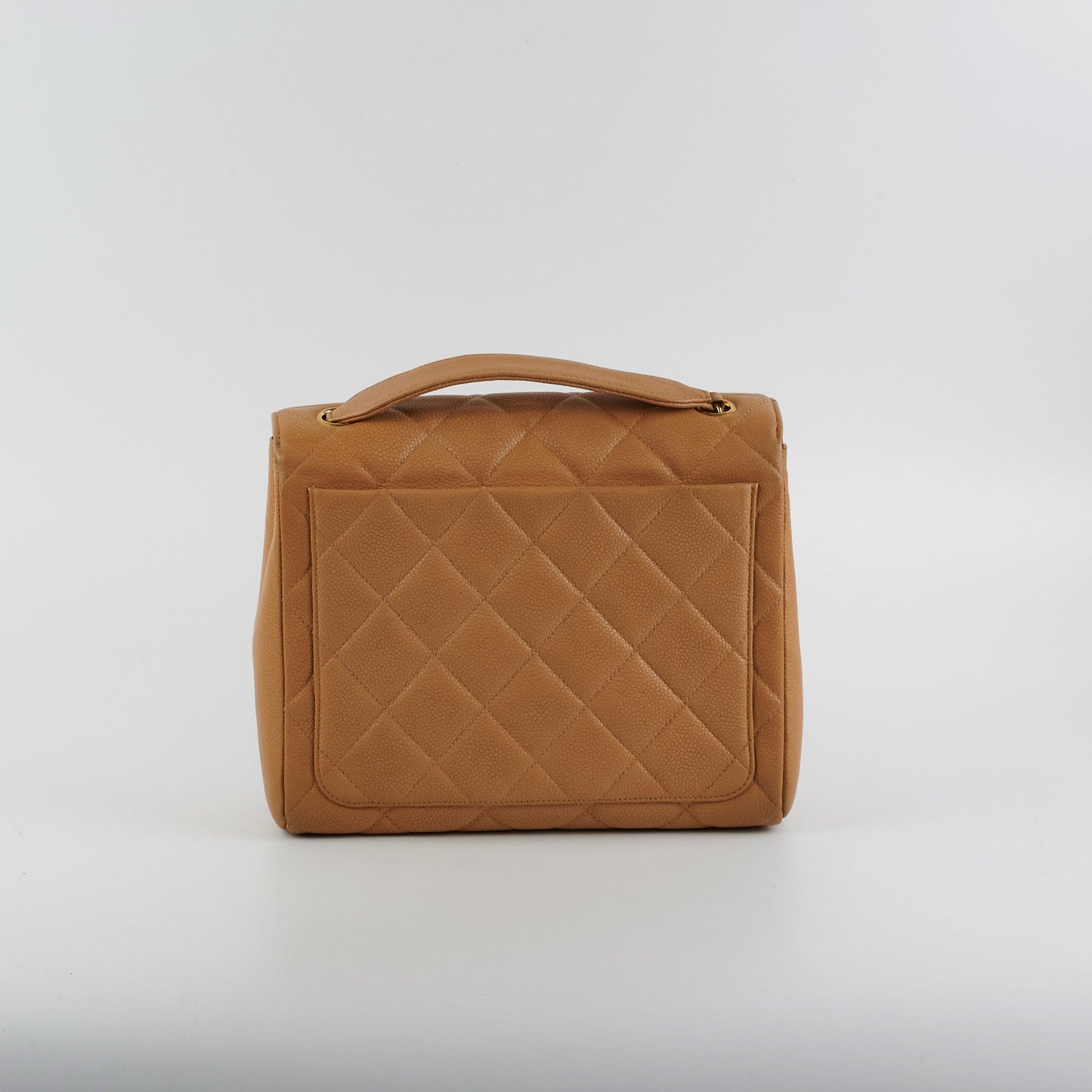 Chanel  Square Caviar Beige Bag