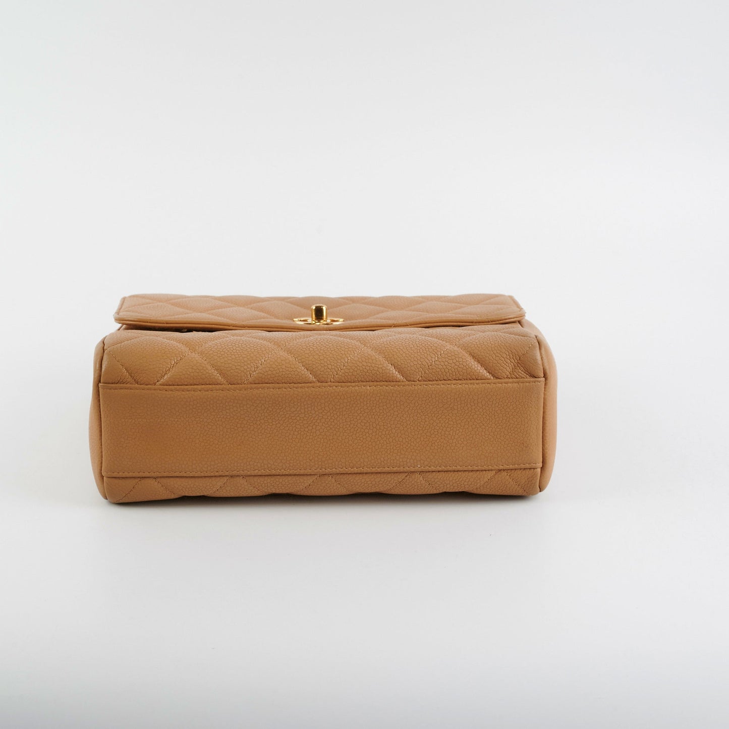 Chanel  Square Caviar Beige Bag