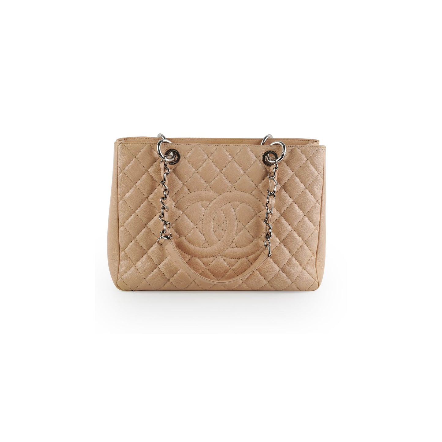 Chanel Grand Shopping Tote (GST) Beige Clair Caviar