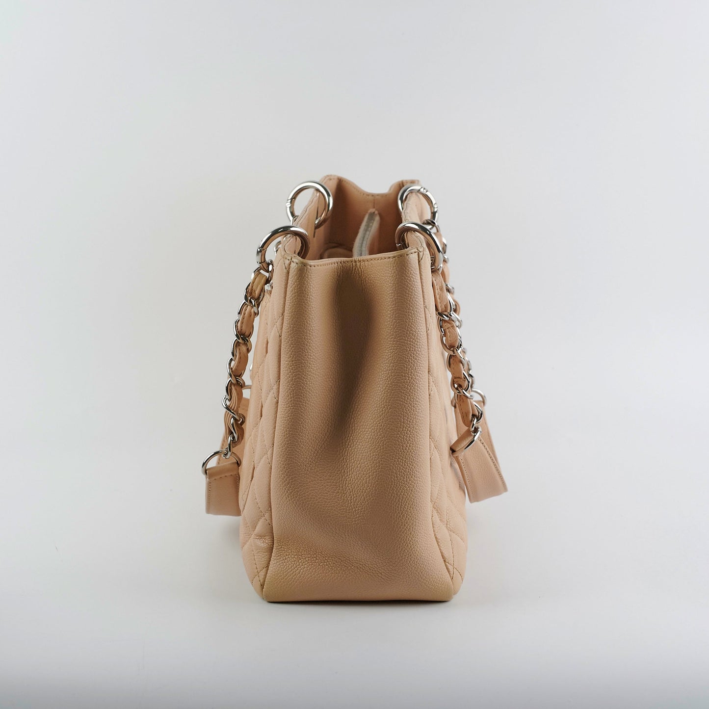Chanel Grand Shopping Tote (GST) Beige Clair Caviar