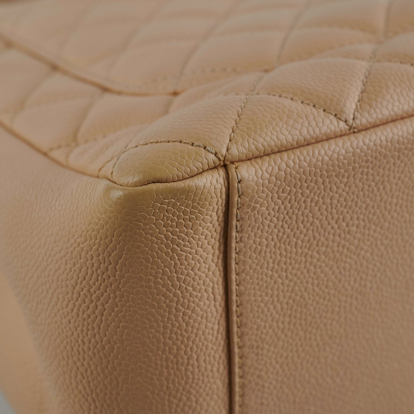Chanel Grand Shopping Tote (GST) Beige Clair Caviar