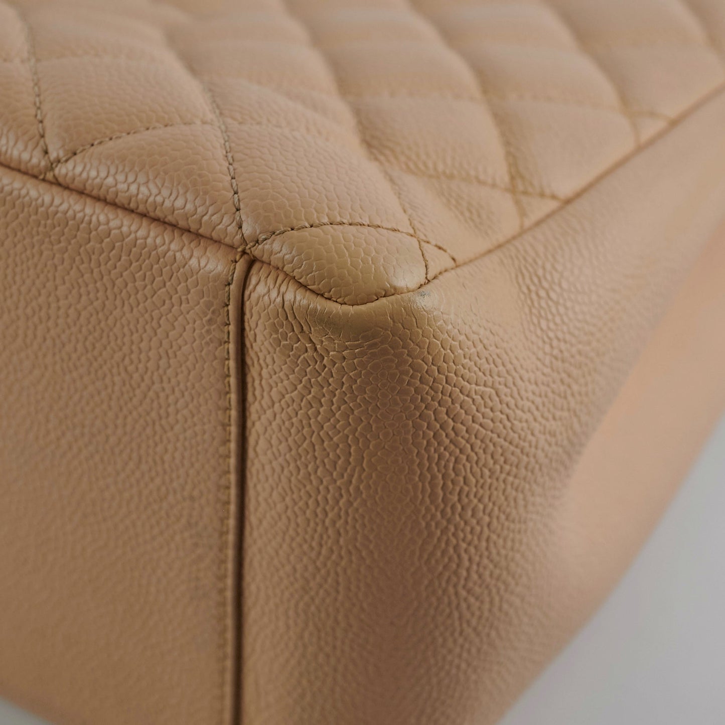 Chanel Grand Shopping Tote (GST) Beige Clair Caviar
