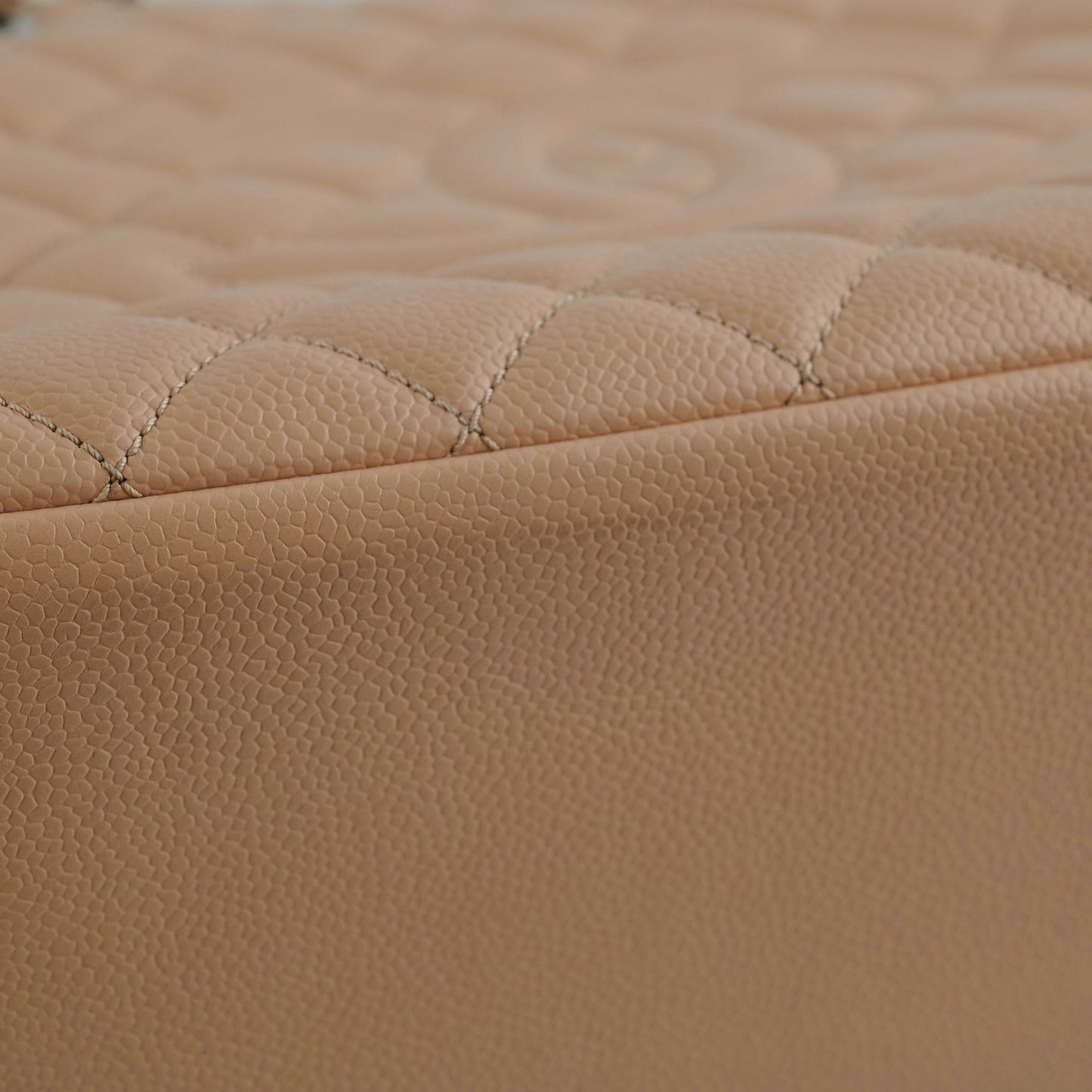 Chanel Grand Shopping Tote (GST) Beige Clair Caviar