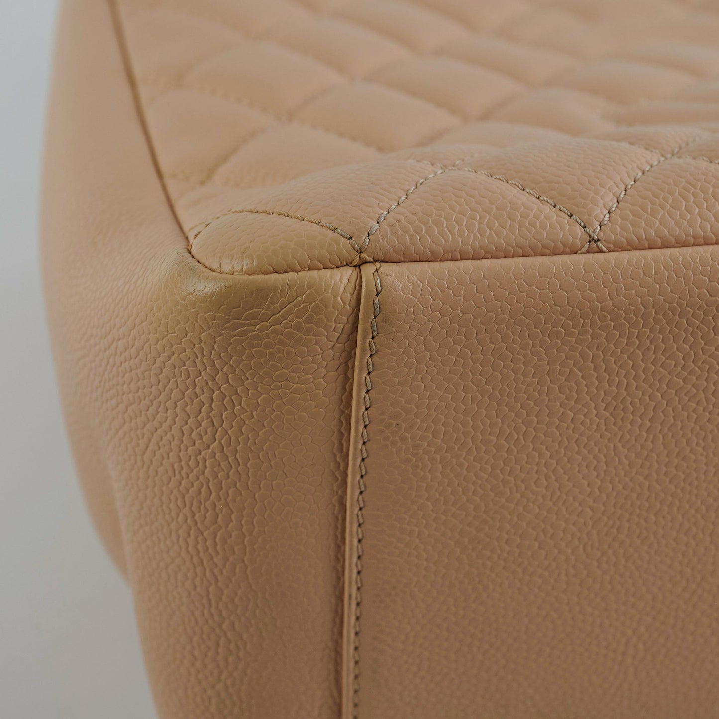 Chanel Grand Shopping Tote (GST) Beige Clair Caviar