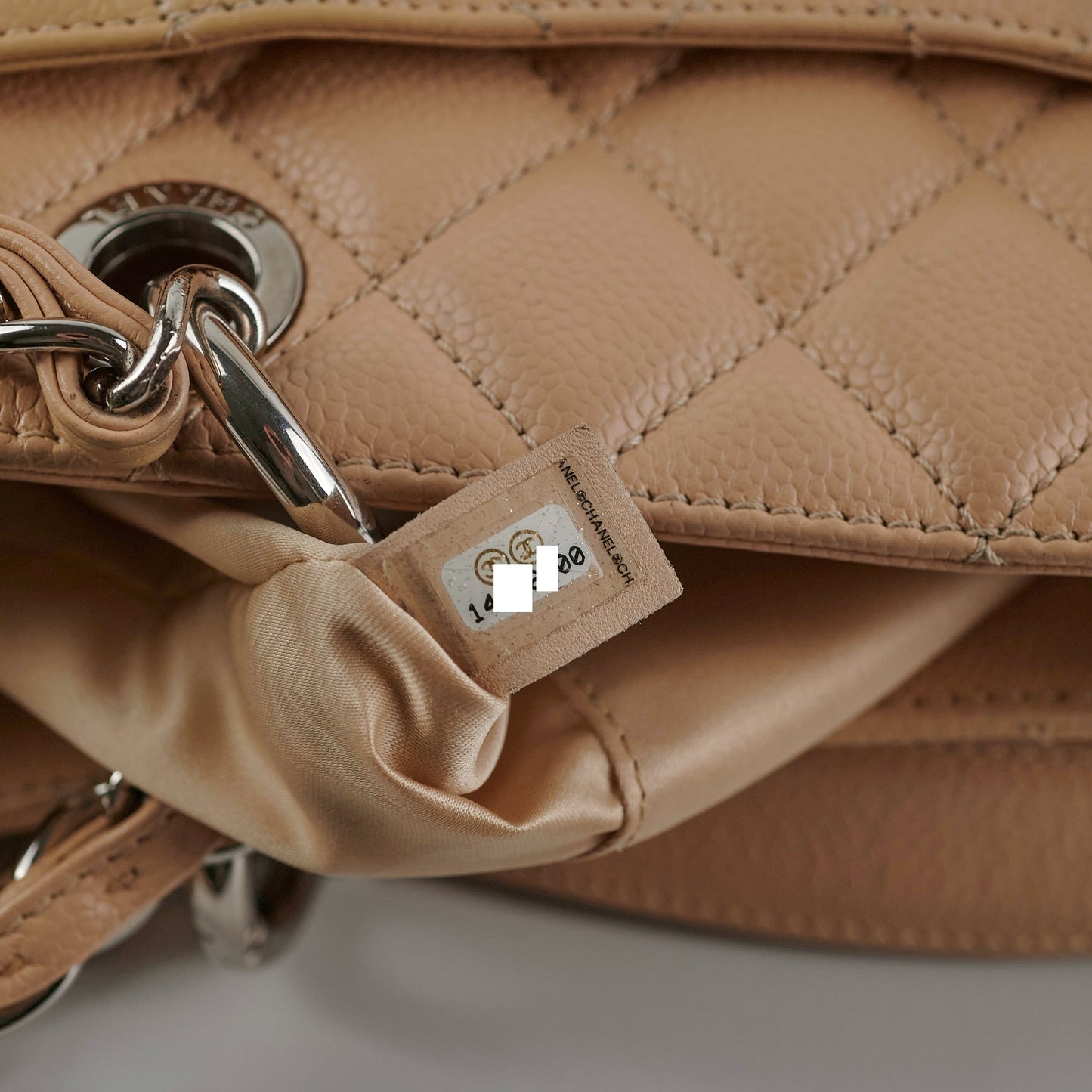 Chanel Grand Shopping Tote (GST) Beige Clair Caviar