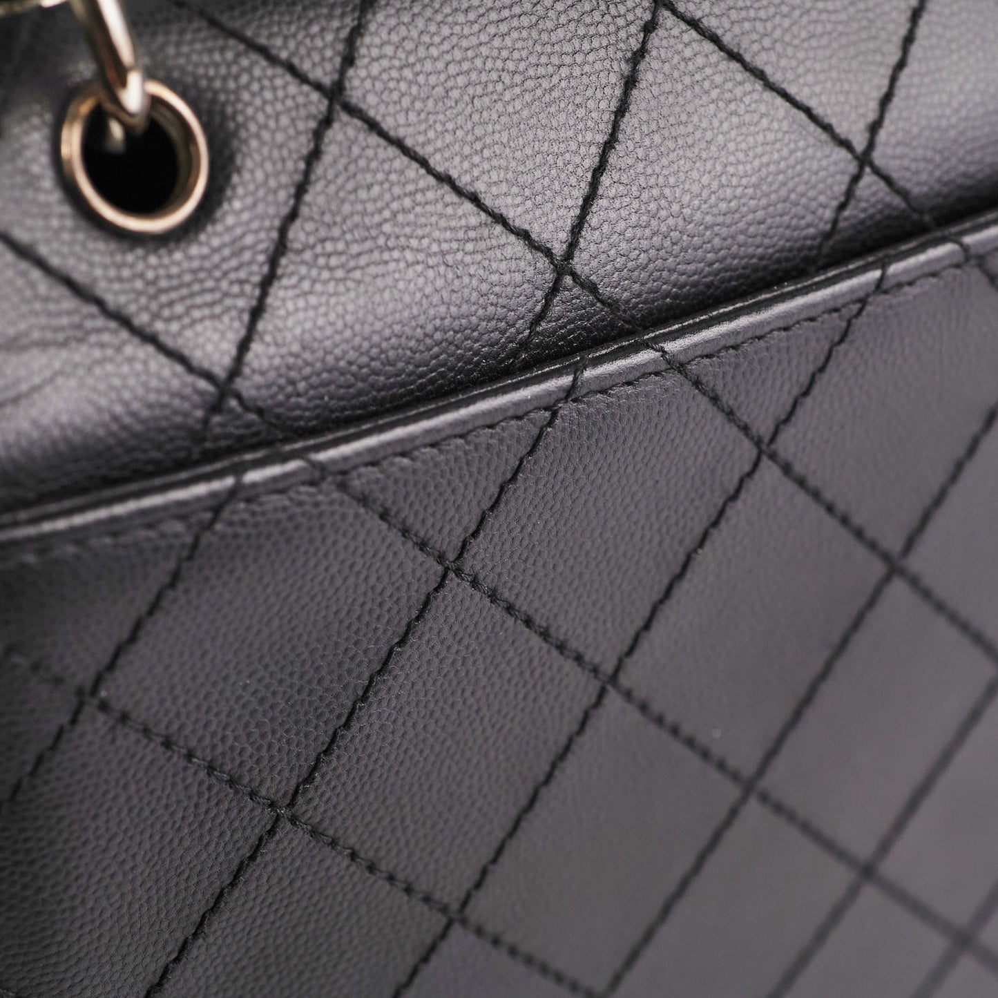 ITEM 31 - Chanel  Square Black Top Handle Bag
