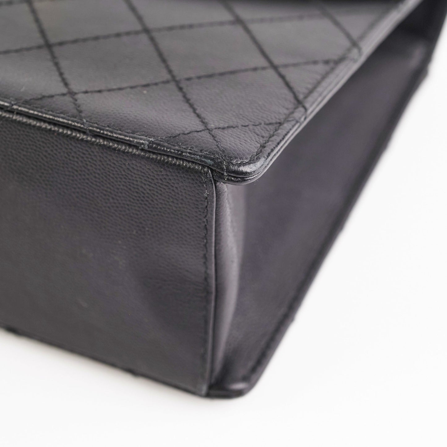 ITEM 31 - Chanel  Square Black Top Handle Bag