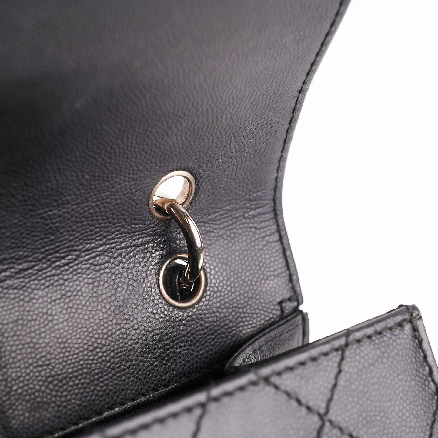 ITEM 31 - Chanel  Square Black Top Handle Bag