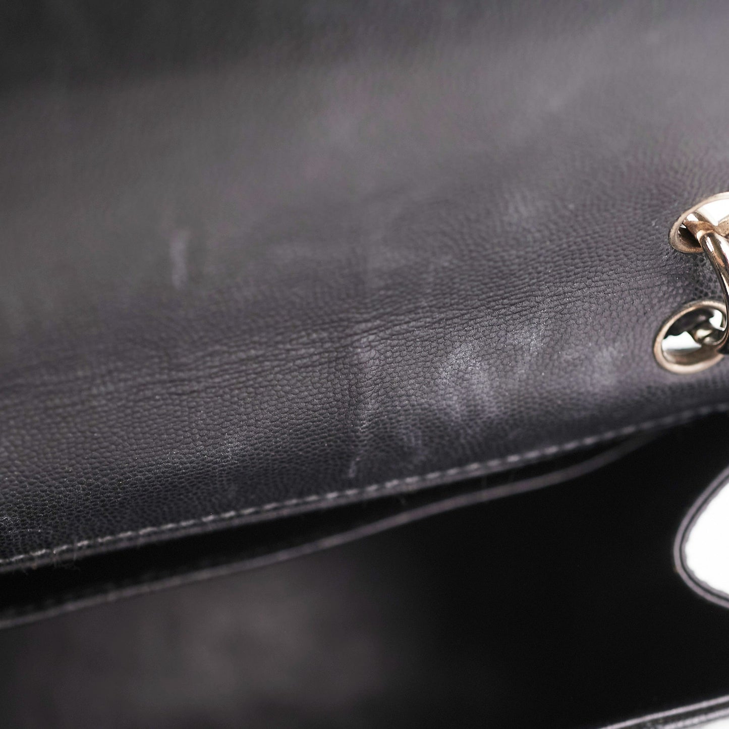 ITEM 31 - Chanel  Square Black Top Handle Bag