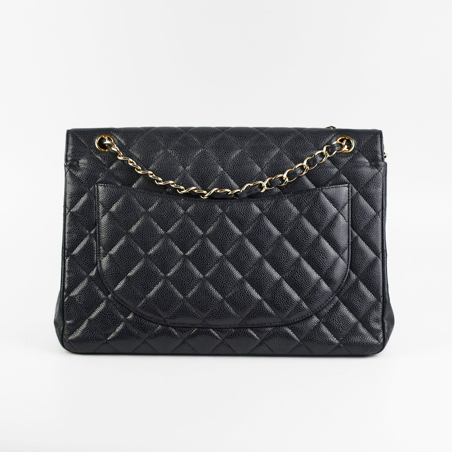 Chanel Maxi Jumbo Double Flap Black Caviar