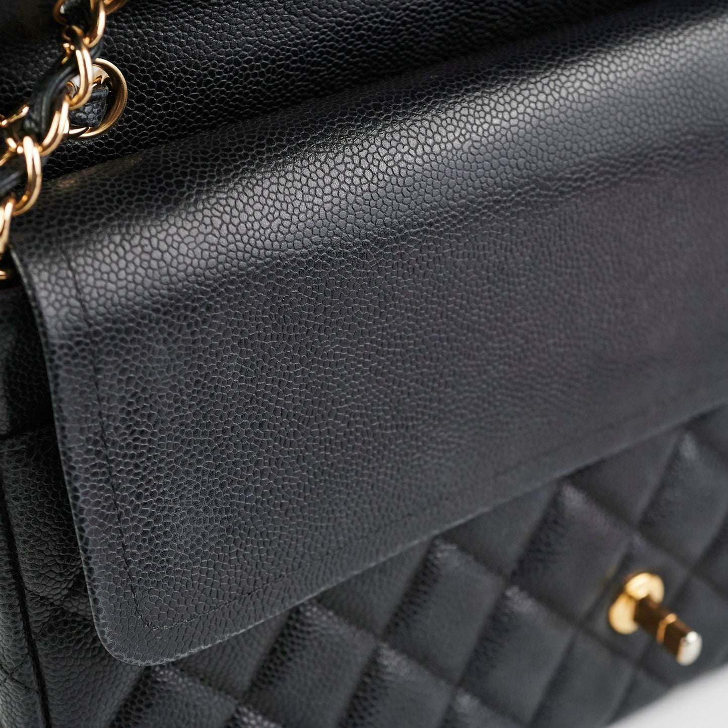 Chanel Maxi Jumbo Double Flap Black Caviar