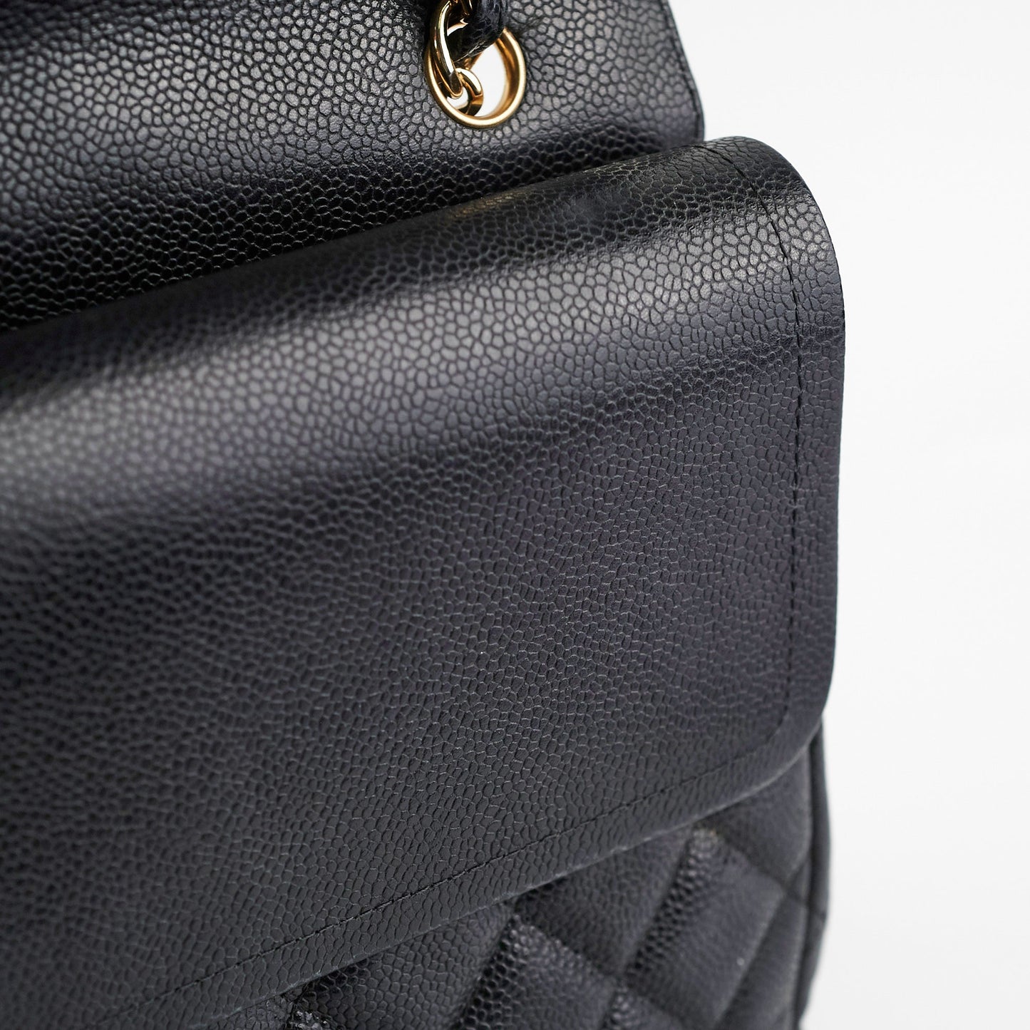 Chanel Maxi Jumbo Double Flap Black Caviar