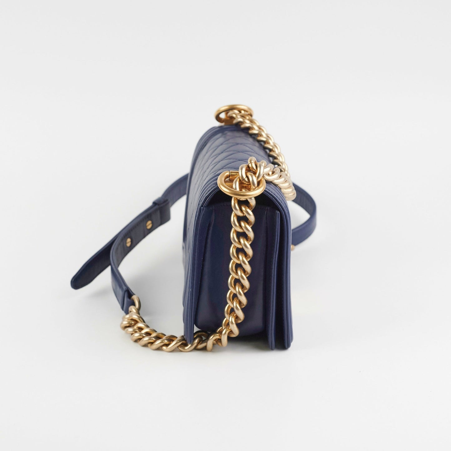 Chanel Boy Small Blue