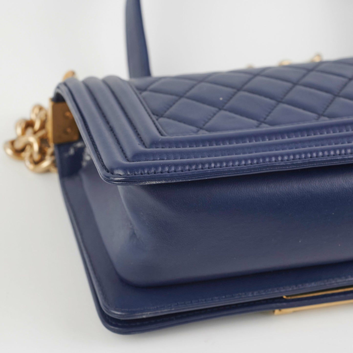 Chanel Boy Small Blue
