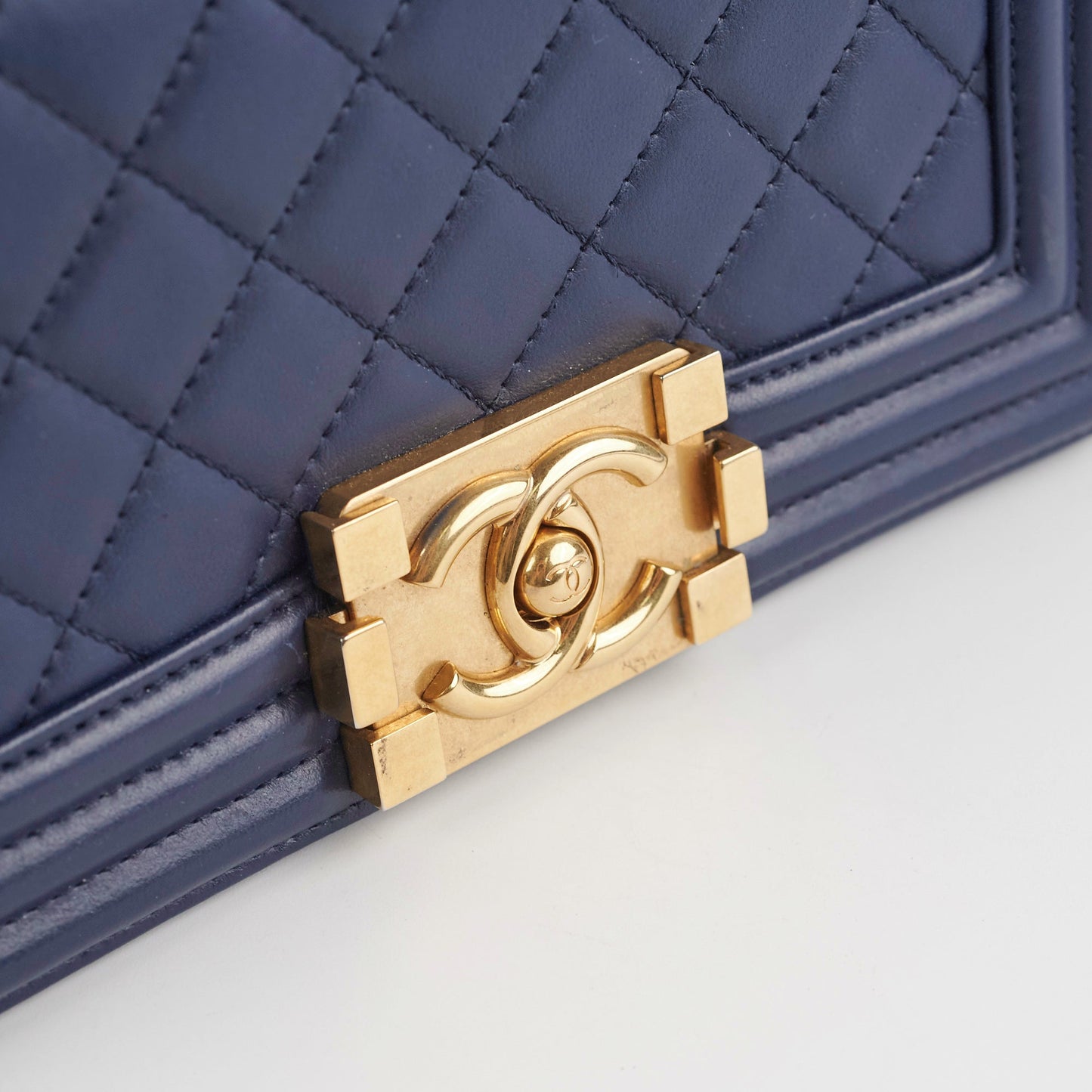 Chanel Boy Small Blue