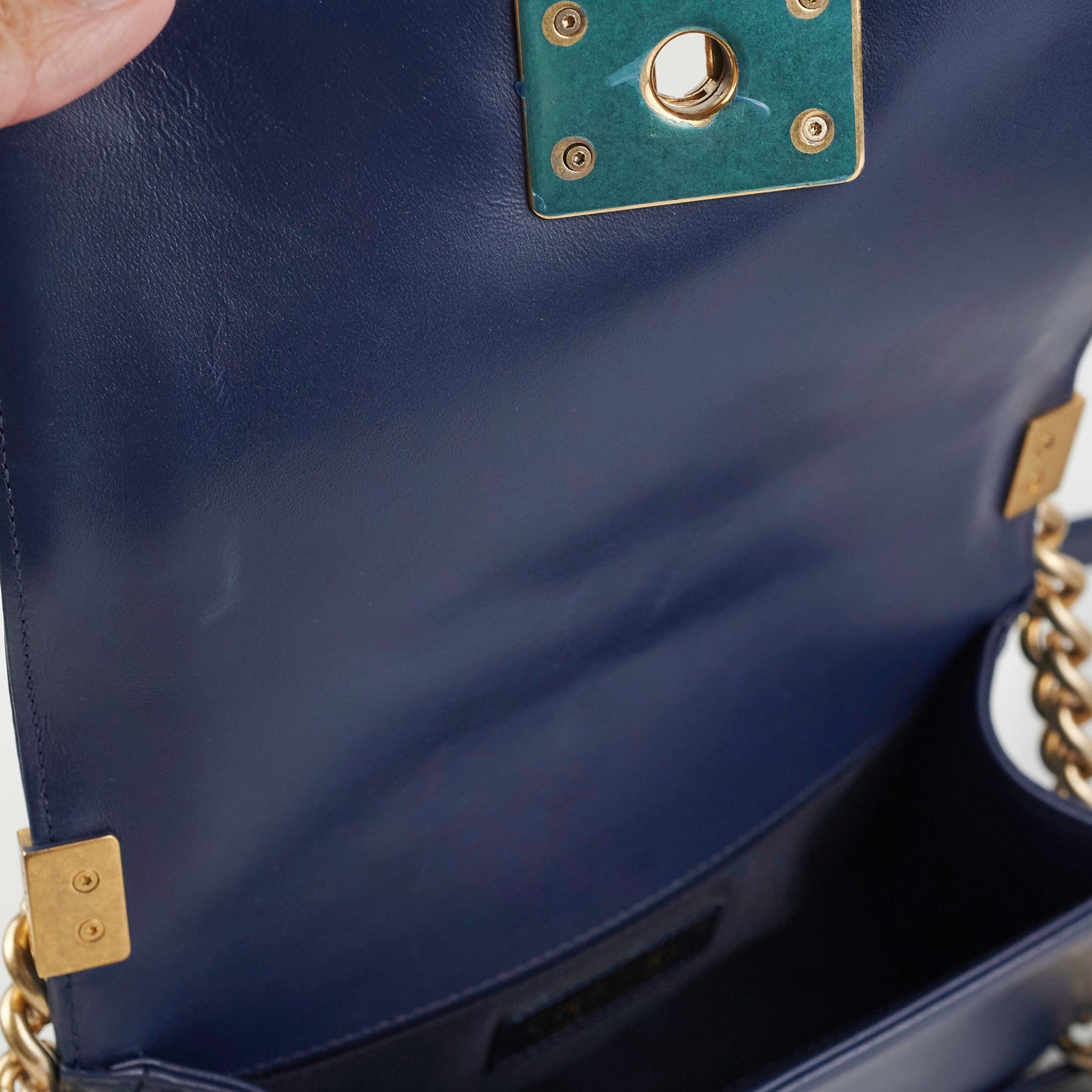 Chanel Boy Small Blue